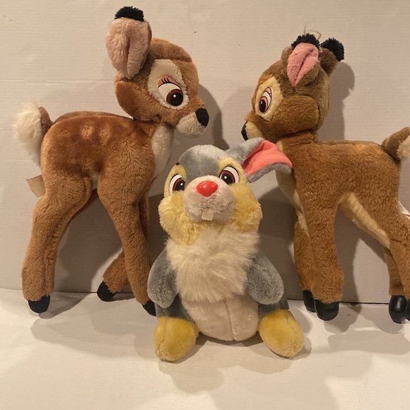 Vintage Disney Set of 3 Stuffed Animals